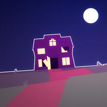 Wooden, Fancy House